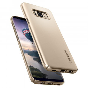 Funda Antigolpes Para Samsung Galaxy S8, Spigen Thin Fit