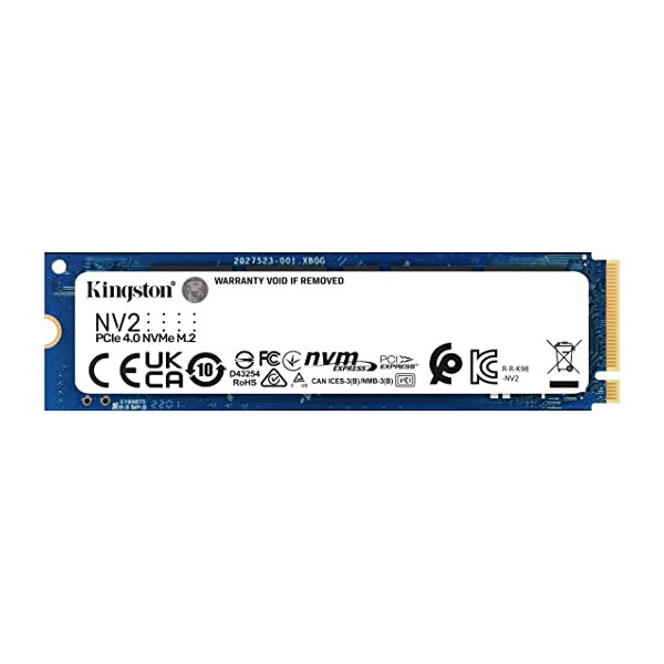 Disco Duro SSD Kingston 80 mm, 256 GB, M.2 PCIe, NVMe 4.0